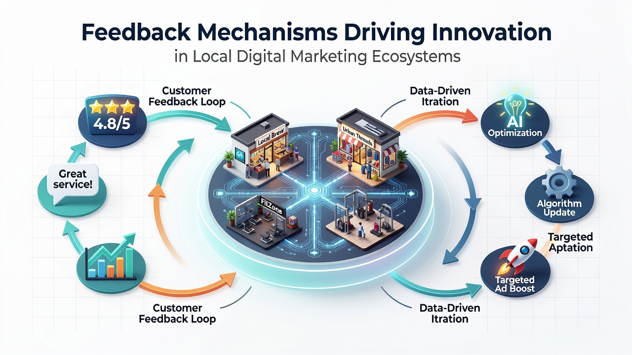 How Feedback Mechanisms Drive Innovation in Local Digital Marketing Ecosystems